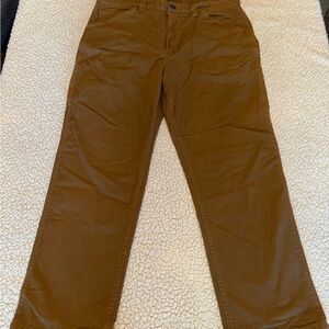 Men's Ridgecut Toughwear Brown Chino Pants - Classic Straight Fit 40x30